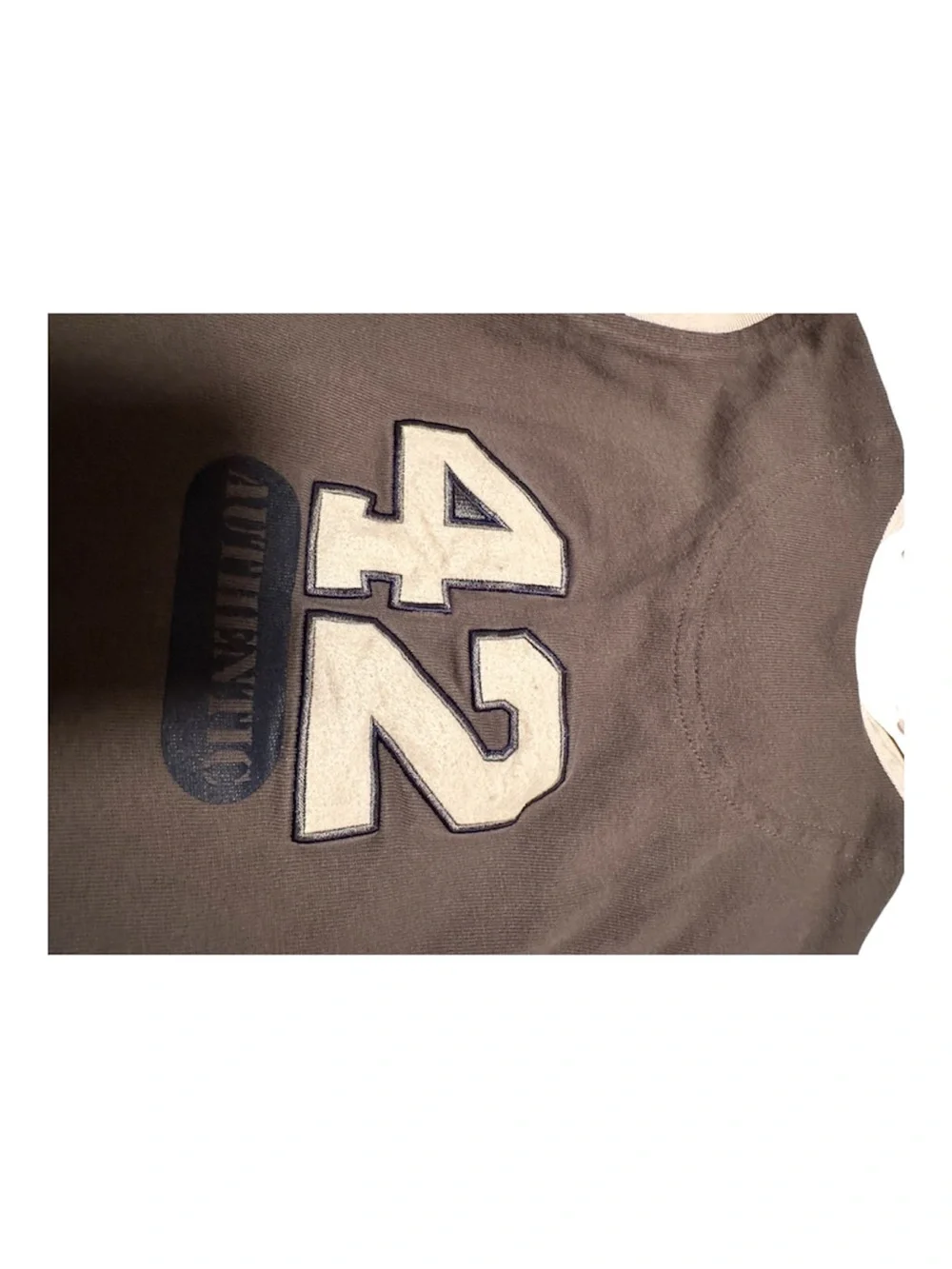 Covington Kids Two-Tone Brown & Cream Long Sleeve Rugby Polo-NWOT Size 24M